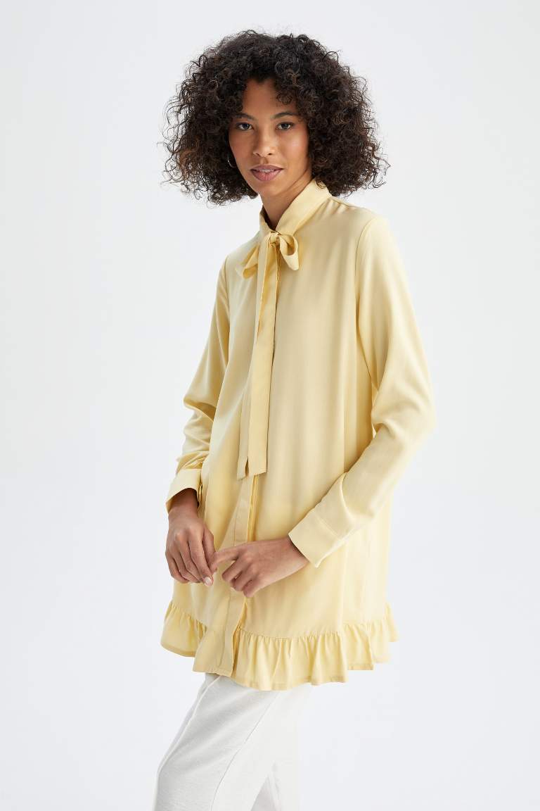 Regular Fit Long Sleeve Shirt Tunic