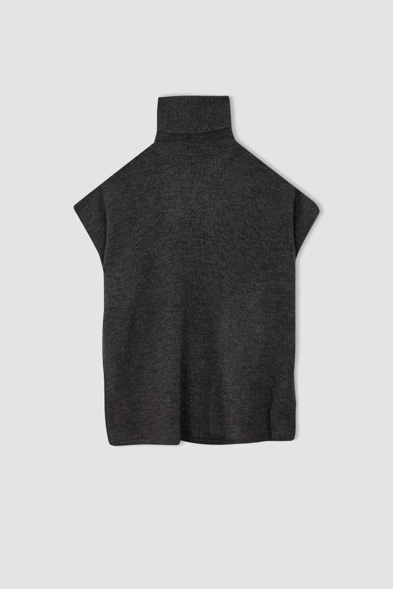 Oversize Fit Turtleneck Tunic