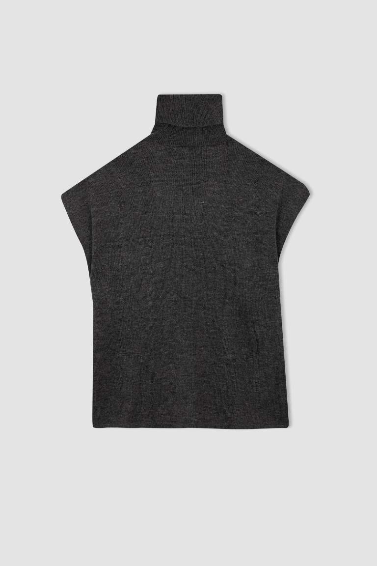 Oversize Fit Turtleneck Tunic