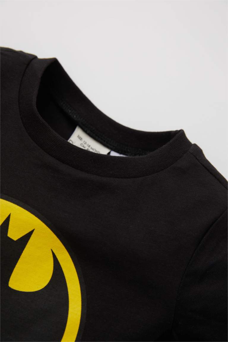 2 piece Regular Fit Crew Neck Batman Licence Knitted Pyjamas