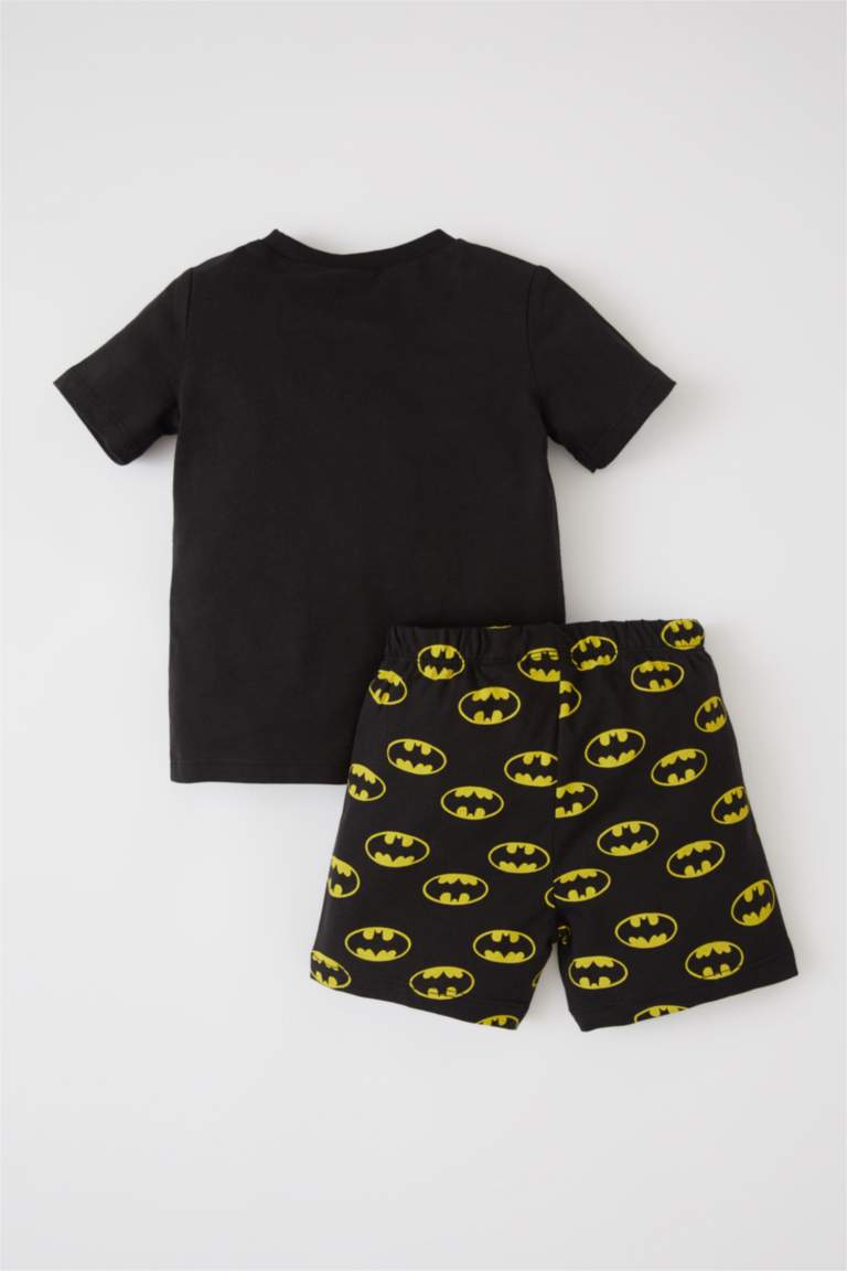 2 piece Regular Fit Crew Neck Batman Licence Knitted Pyjamas