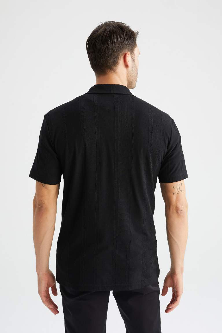 Regular Fit Kısa Kollu Hawaii Gömlek