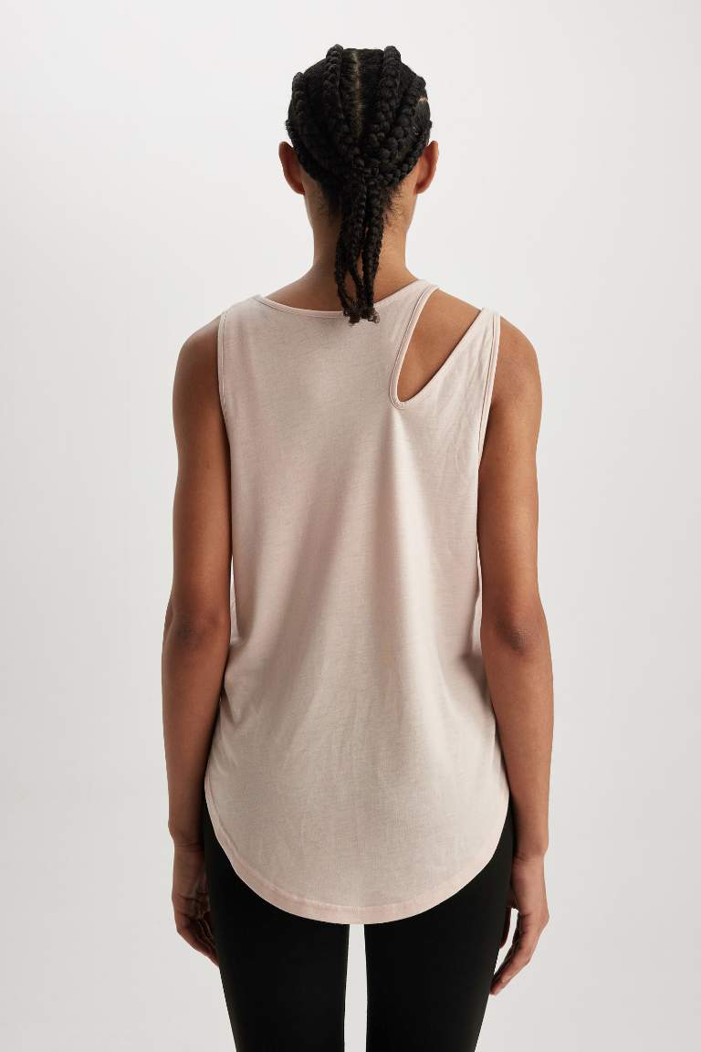 Defacto Fit Crew Neck Sleeveless Singlet