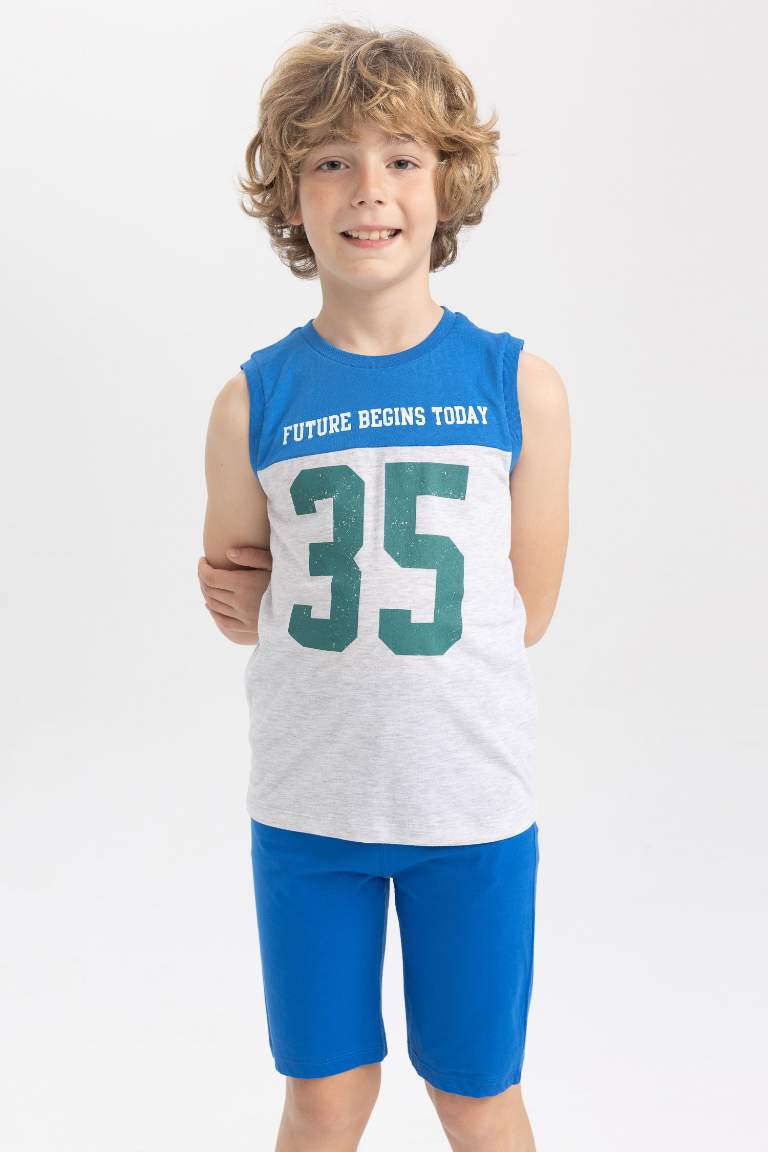 Blue BOYS & TEENS Boy Regular Fit Tank Top 2549233 | DeFacto