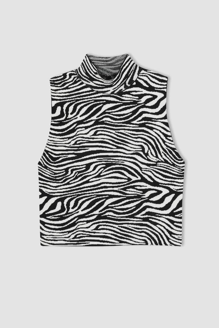 Fitted Yarım Balıkçı Yaka Atlet