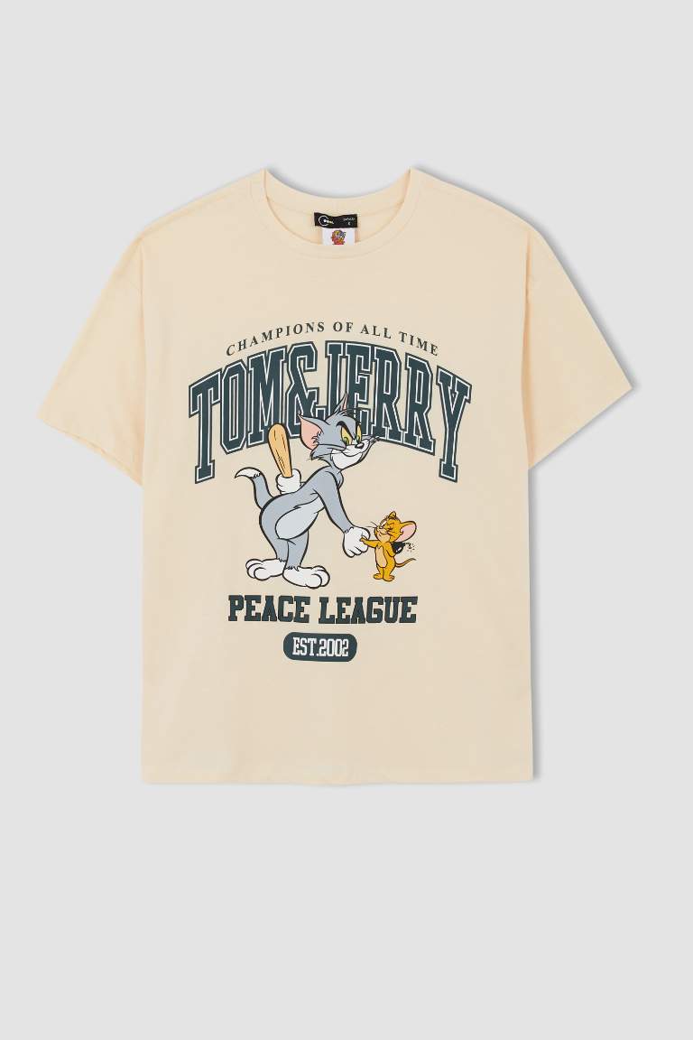 Coool Oversize Fit Tom and Jerry T-Shirt