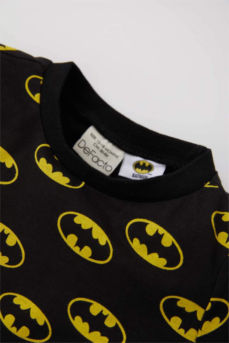 Baby Boy Batman Cotton Short Sleeve Shorts Set