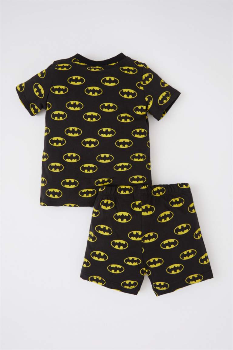 Baby Boy Batman Cotton Short Sleeve Shorts Set