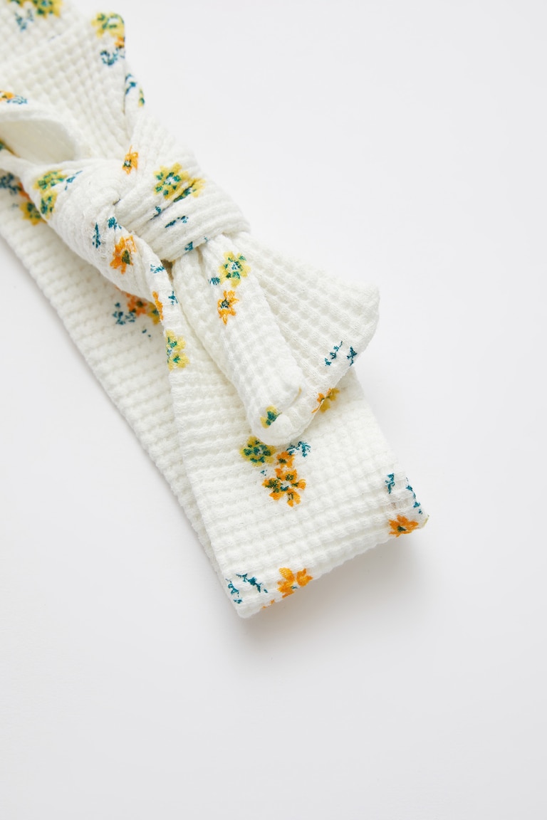 Brynmama Ensemble Maternité 2 Pièces – Haut Court Œillets Et Jupe Fendue Imprimé Floral Grossesse
