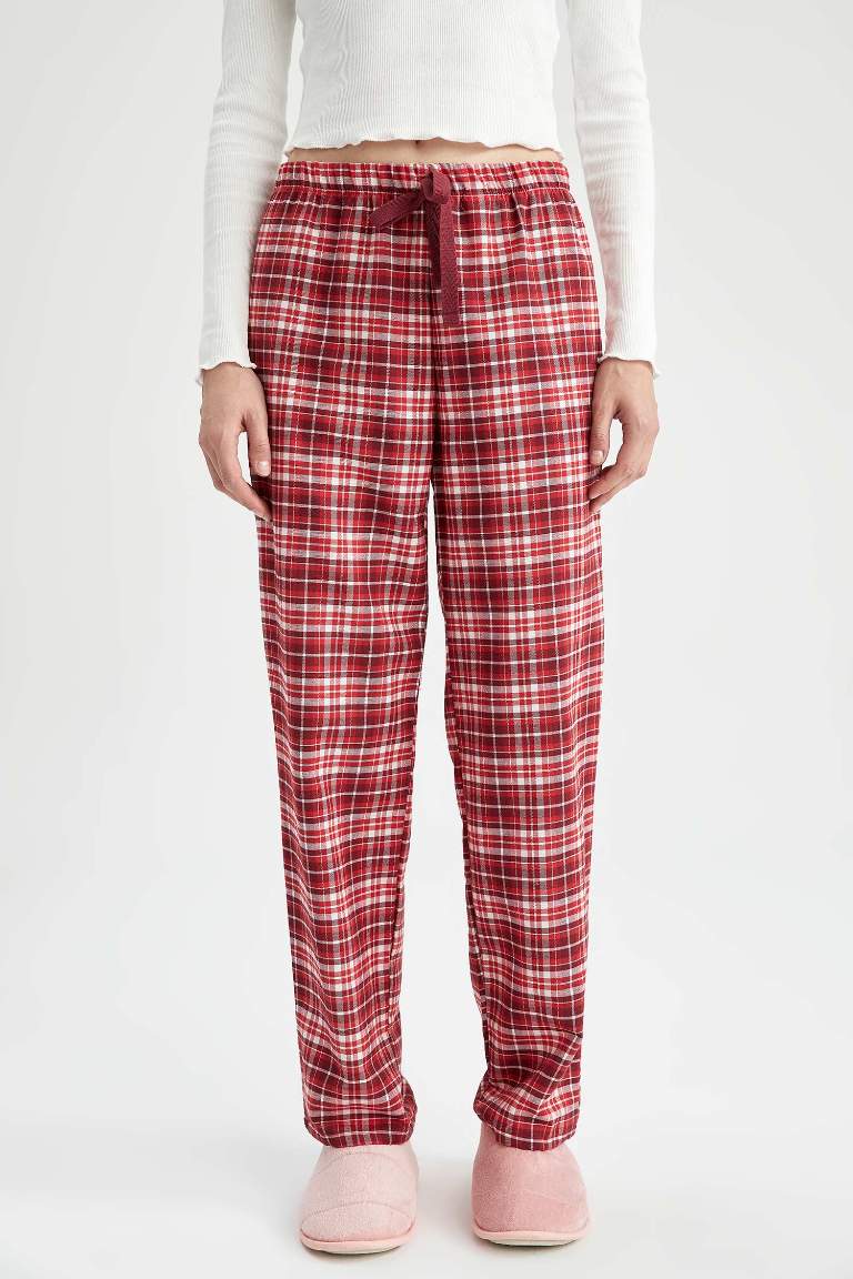 Fall in Love Yılbaşı Temalı Flanel Pijama Altı