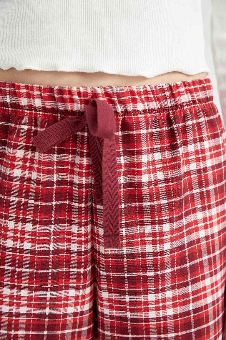 Fall in Love Yılbaşı Temalı Flanel Pijama Altı