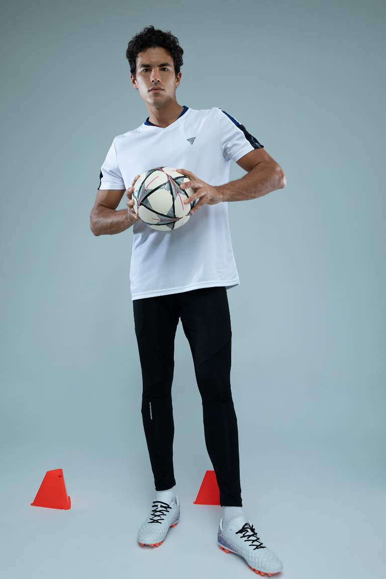 DeFactoFit Slim Fit Sporcu Ağır Kumaş Tayt