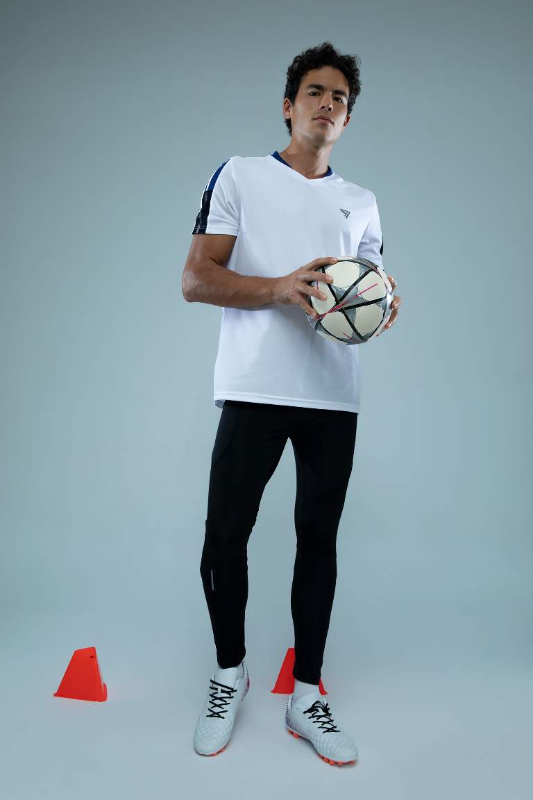 DeFactoFit Slim Fit Sporcu Ağır Kumaş Tayt