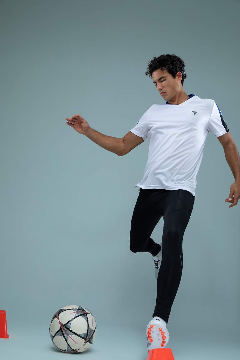 DeFactoFit Slim Fit Sporcu Ağır Kumaş Tayt