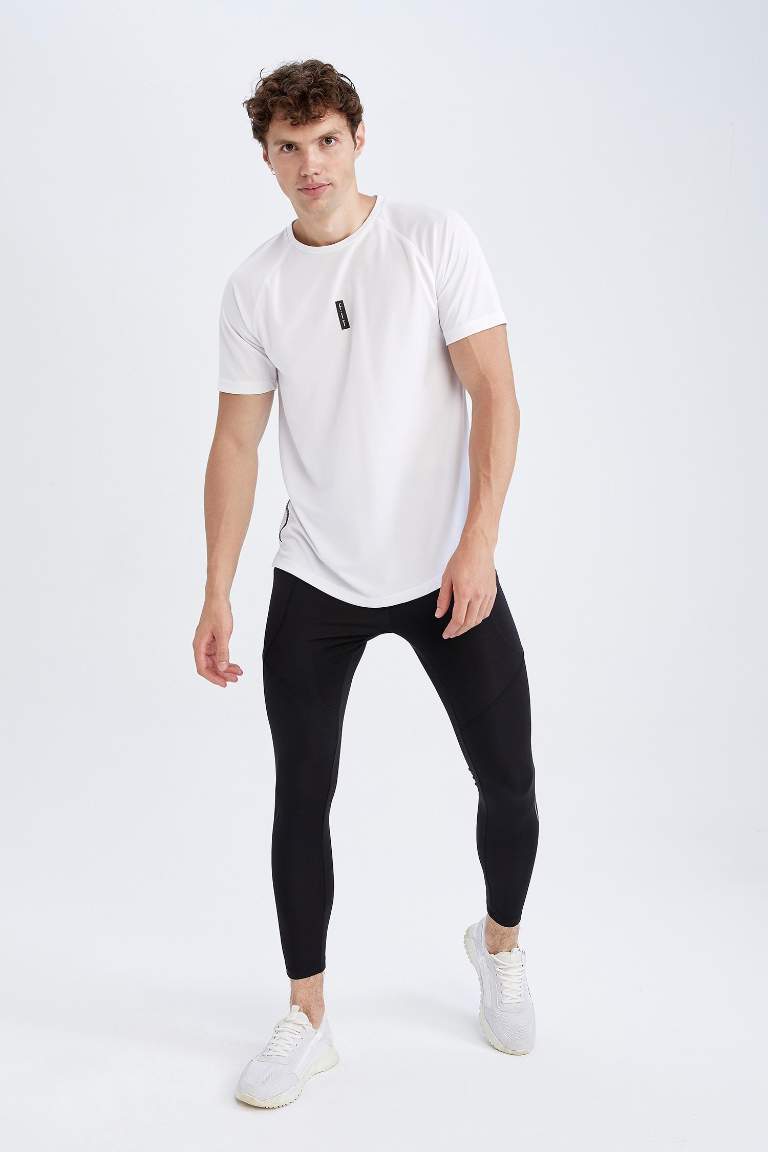 DeFactoFit Slim Fit Sporcu Ağır Kumaş Tayt
