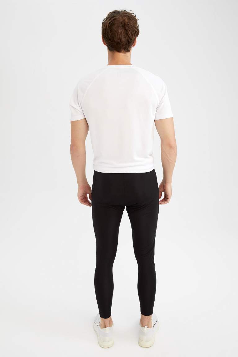 DeFactoFit Slim Fit Sporcu Ağır Kumaş Tayt