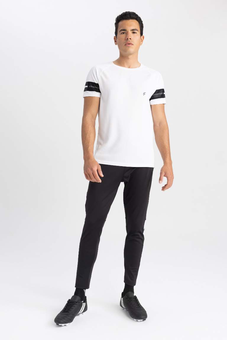 DeFactoFit Skuba Slim Fit Dalgıç Kumaş Sporcu Jogger Eşofman Altı