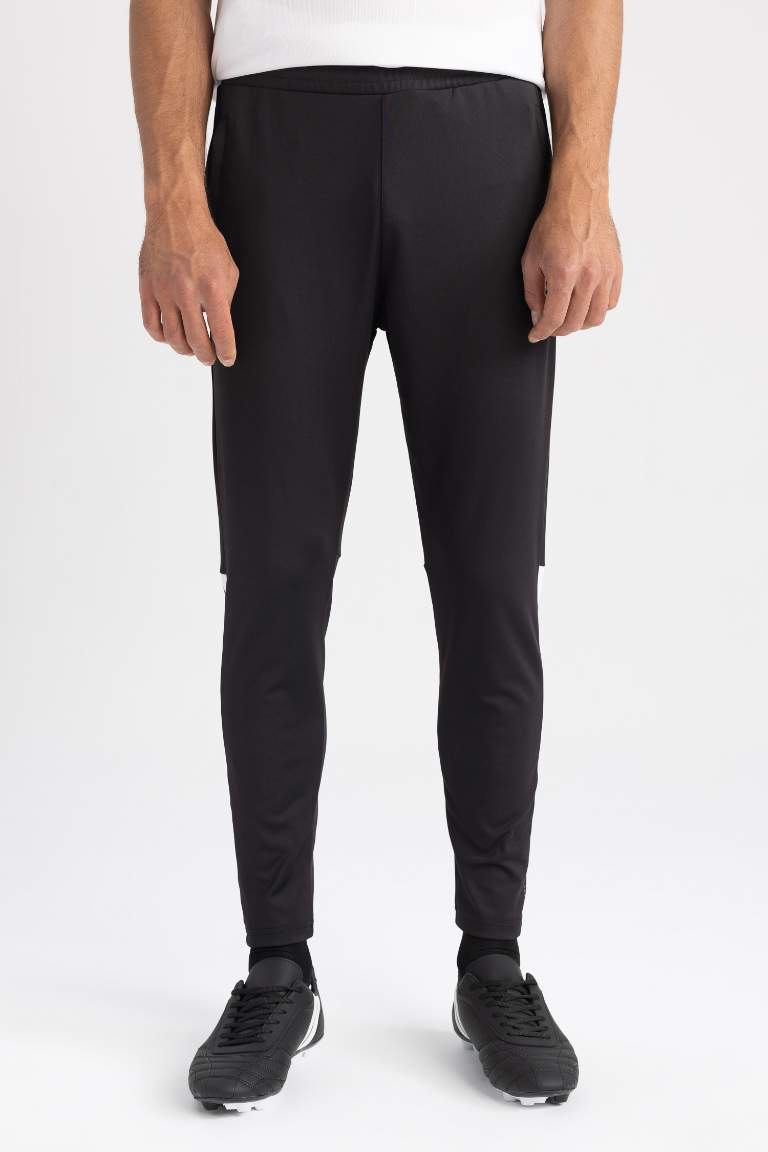 DeFactoFit Skuba Slim Fit Dalgıç Kumaş Sporcu Jogger Eşofman Altı