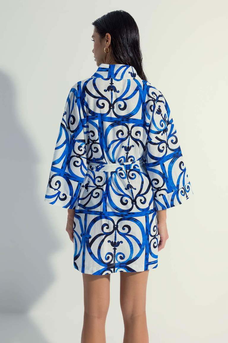 Nefes Istanbul X Defacto Patterned Kimono