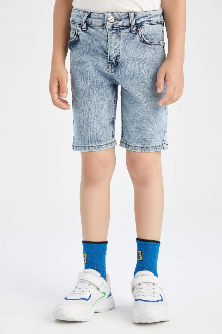 Boy Regular Fit Midi Jean Short