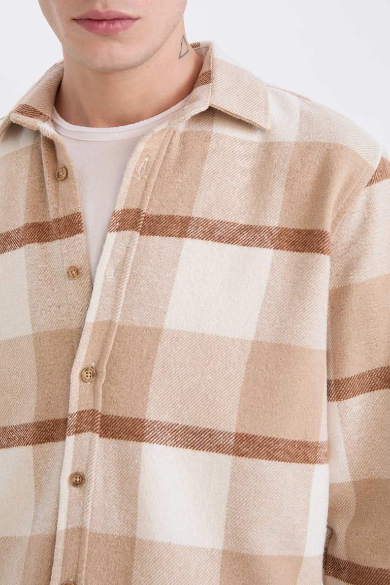 Regular Fit Woodcutter Plaid Long Sleeve Shirt