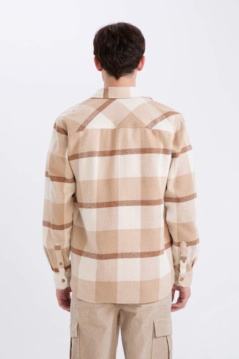 Regular Fit Woodcutter Plaid Long Sleeve Shirt