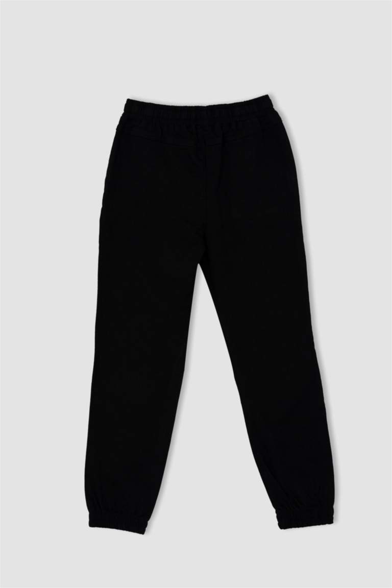 Pantalon Jogging Garçon Next – 6-7 Ans – Noir, Motif Dinosaure, Coton – Très Bon état