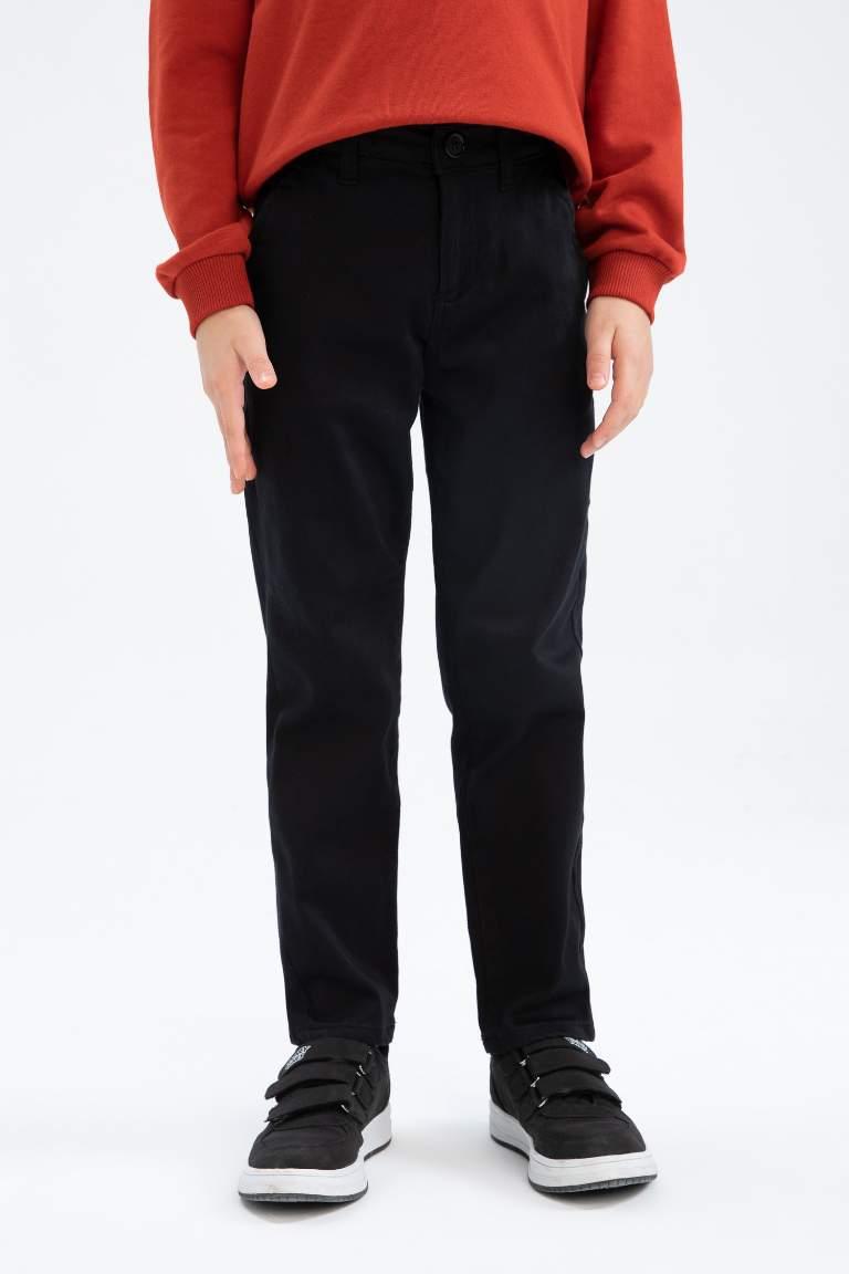 Boy Chino Gabardine Trousers