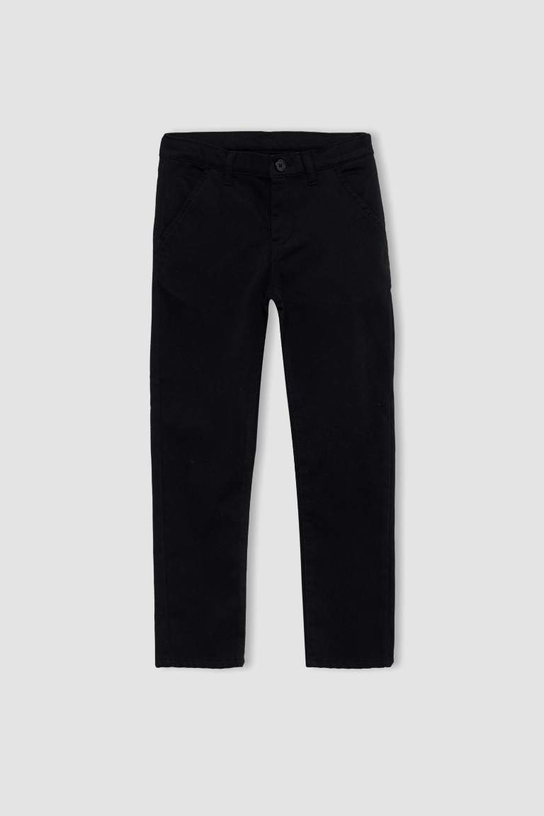 Boy Chino Gabardine Trousers