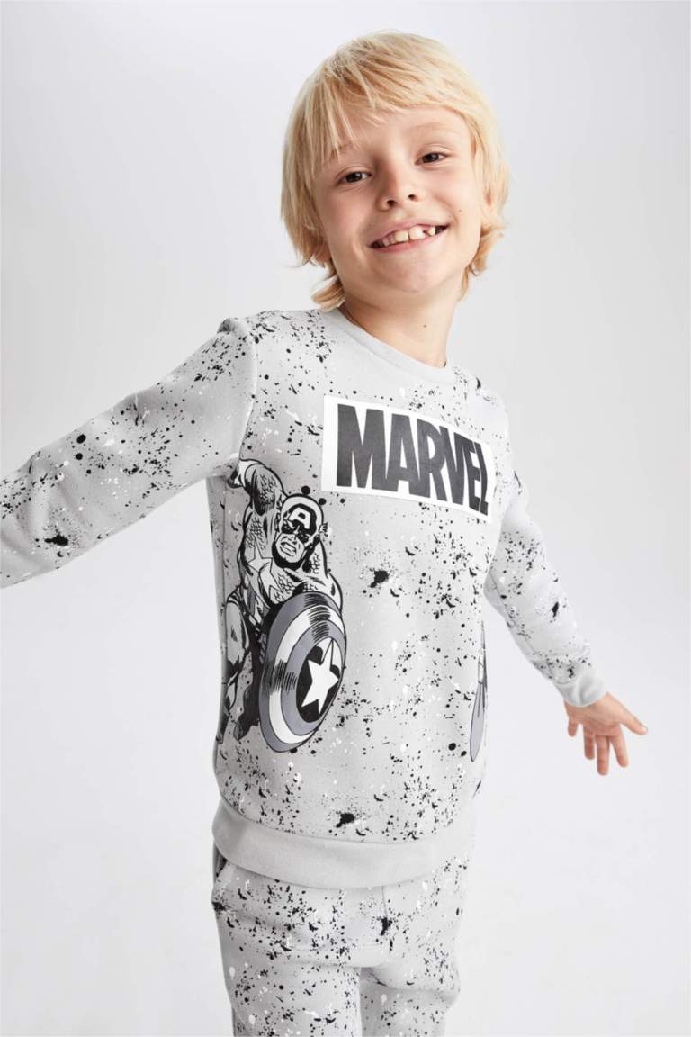 Regular Fit Licensed by Marvel Crew Neck Sweatshirt