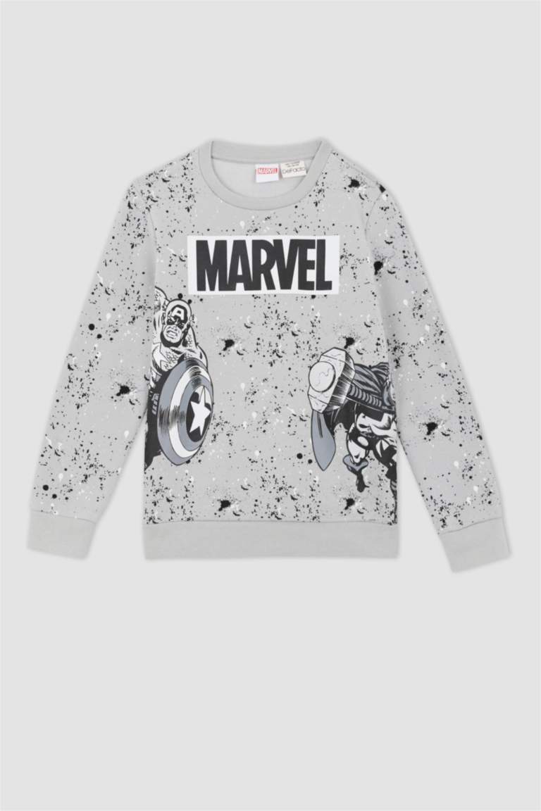 Regular Fit Licensed by Marvel Crew Neck Sweatshirt