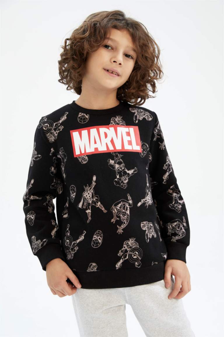 Regular Fit Licensed by Marvel Crew Neck Sweatshirt
