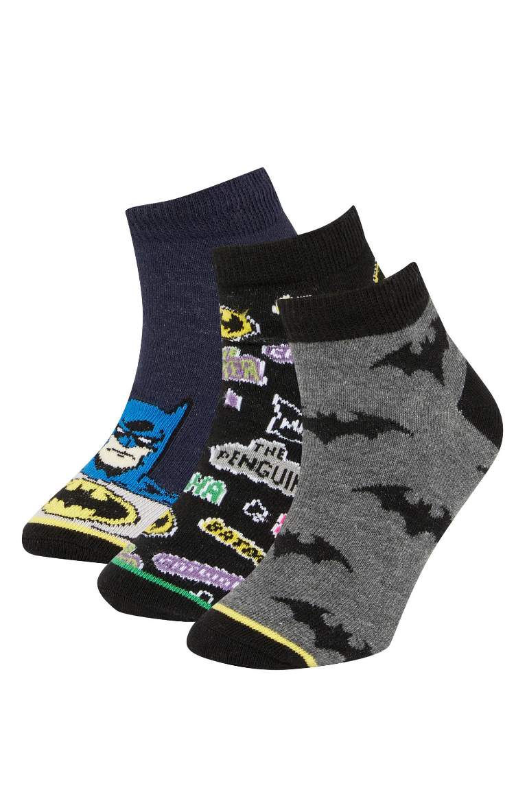 Mixed Color BOYS & TEENS Boy Batman Licence 3 piece Short Socks 2662152 ...