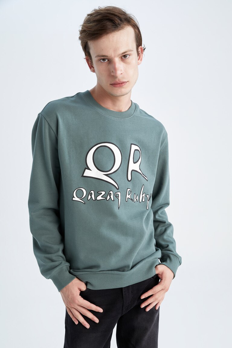 Sweat Homme Sans Capuche - Col Rond Manches Longues - Coupe Classique Color Block - Pour Sport, Loisirs, Bureau - Tissu Doux Respirant
