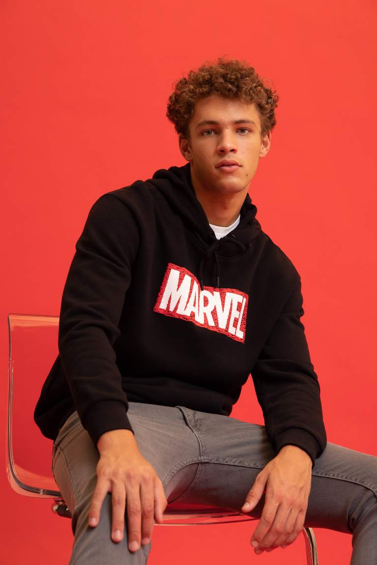 Boxy Fit Licensed by Marvel Sweatshirt