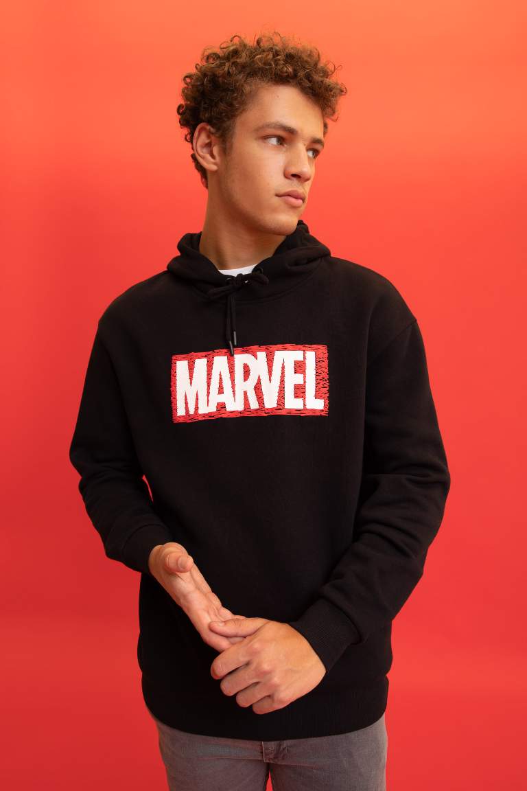 Boxy Fit Licensed by Marvel Sweatshirt