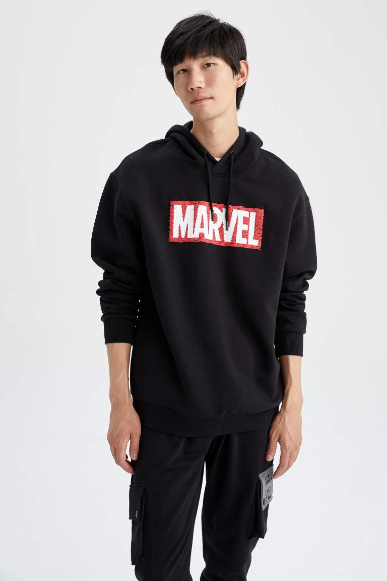 Boxy Fit Licensed by Marvel Sweatshirt