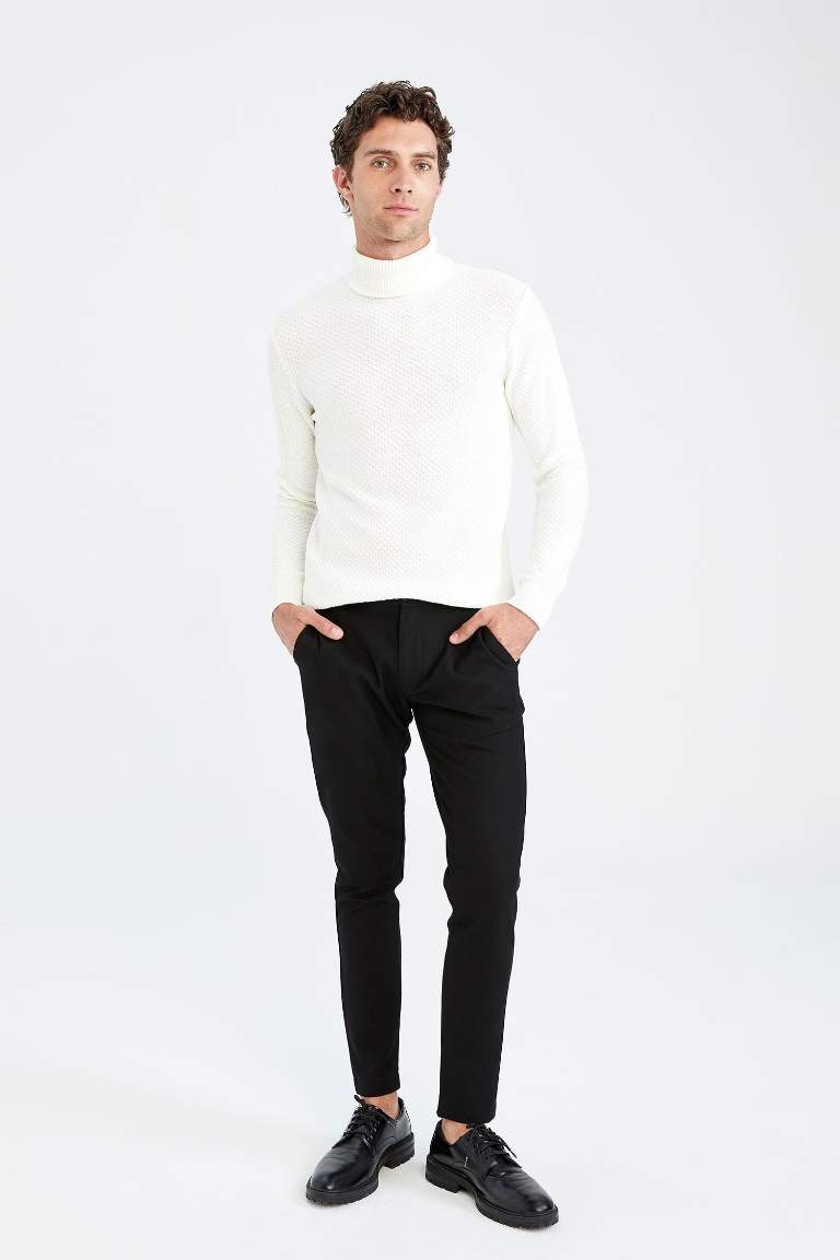 Regular Fit Turtleneck Pullover