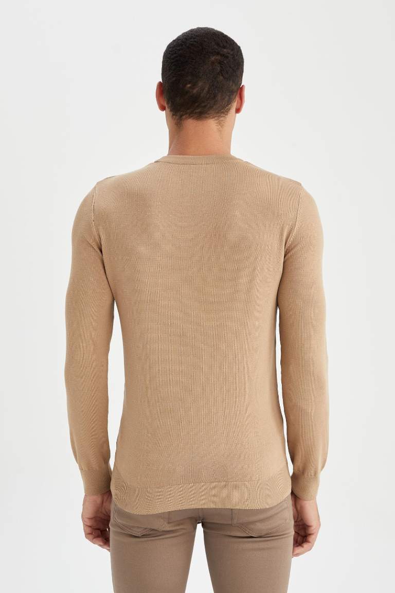 Premium Regular Fit Bisiklet Yaka Triko Kazak