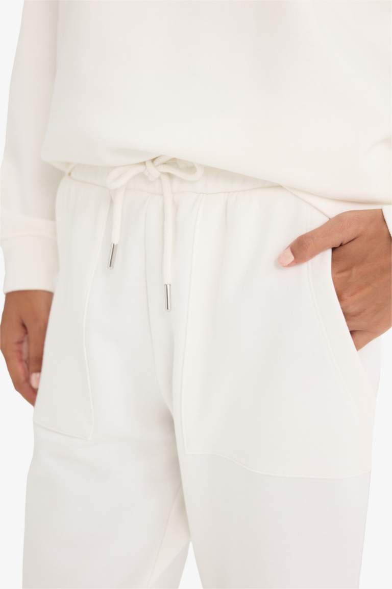 jogger Basic Thick Sweatshirt Fabric Trousers