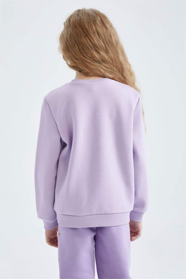 Қыздарға қалыпты пішім дөңгелек жаға Свитер