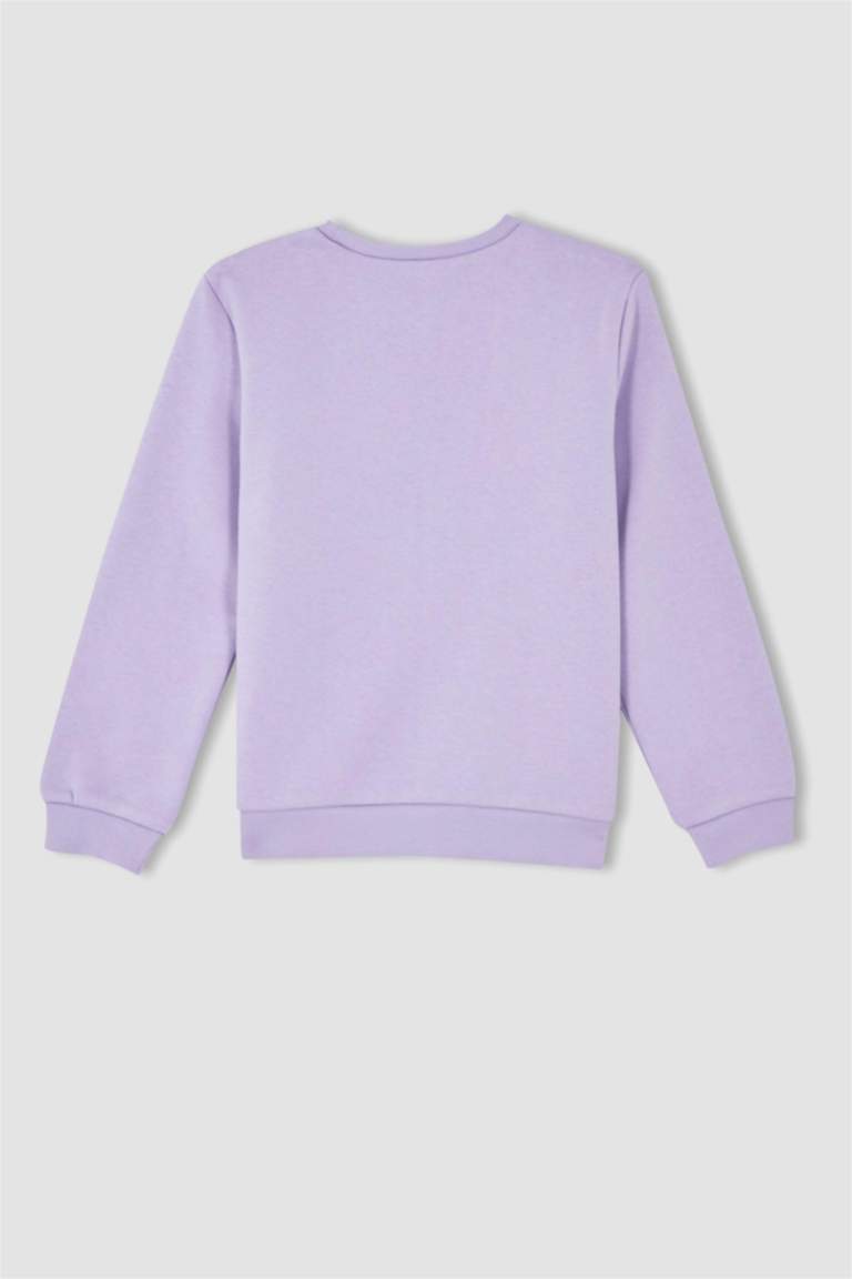 Қыздарға қалыпты пішім дөңгелек жаға Свитер