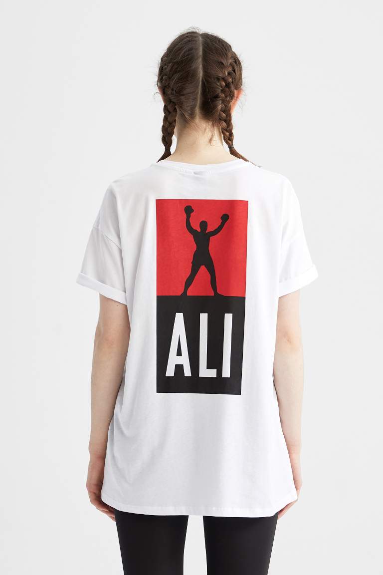 DeFactoFit Muhammed Ali Oversize Fit Kısa Kollu %100 Pamuk Tişört