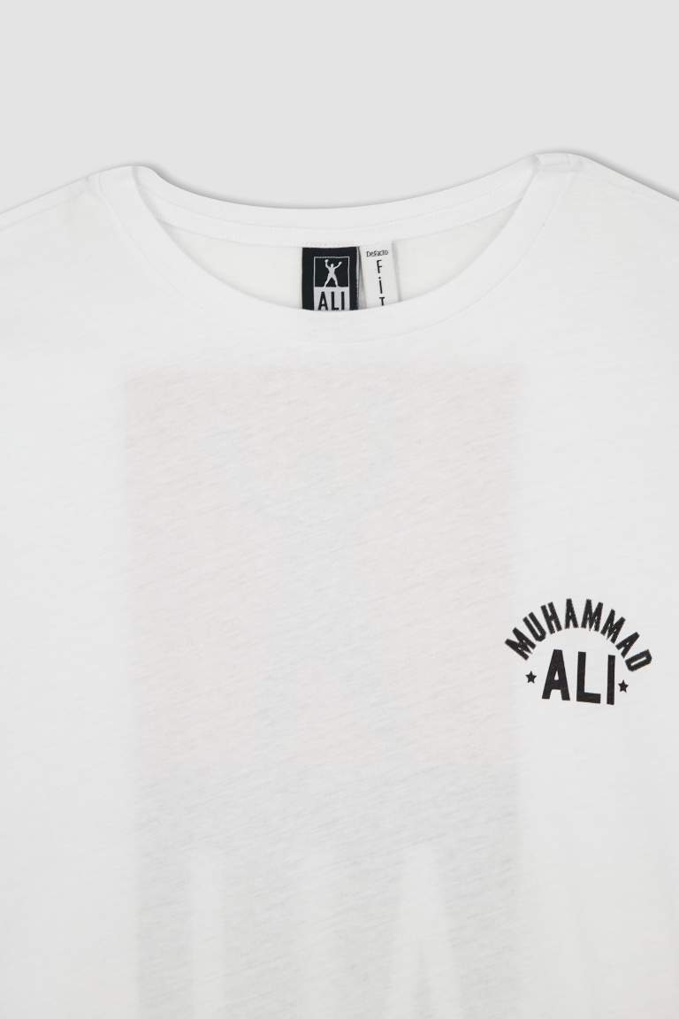 DeFactoFit Muhammed Ali Oversize Fit Kısa Kollu %100 Pamuk Tişört