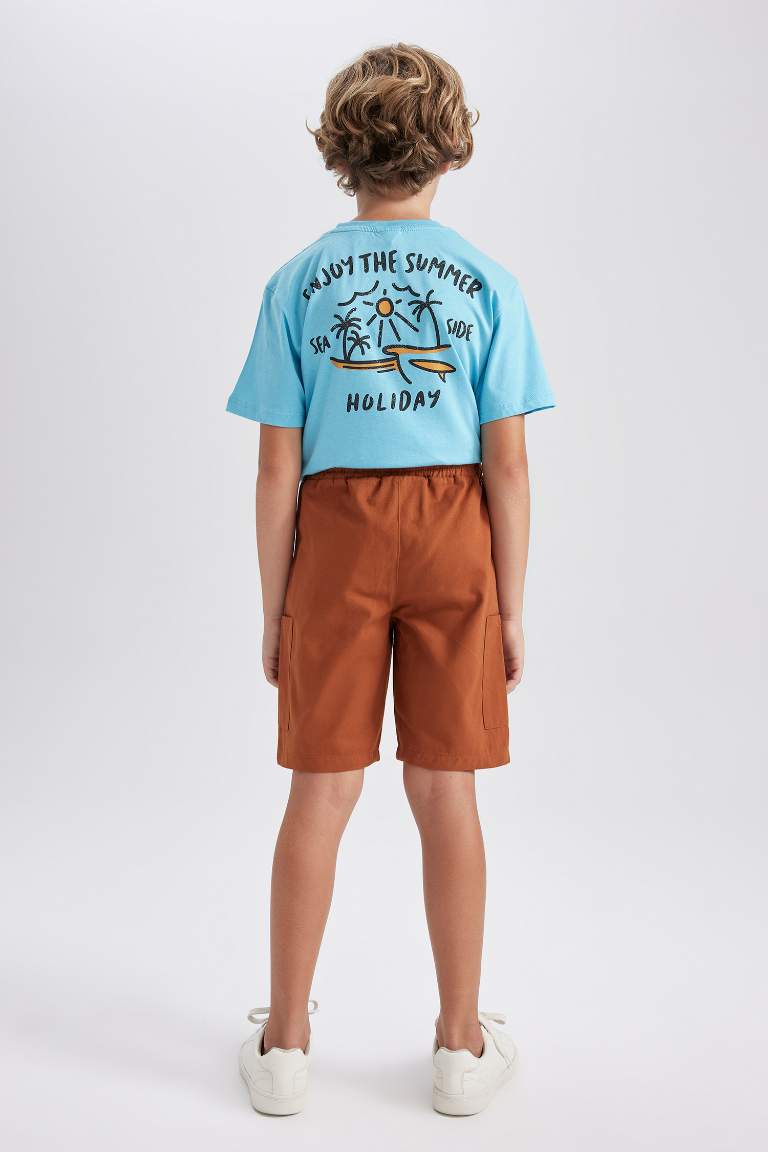 Boy Regular Fit Gabardine Shorts