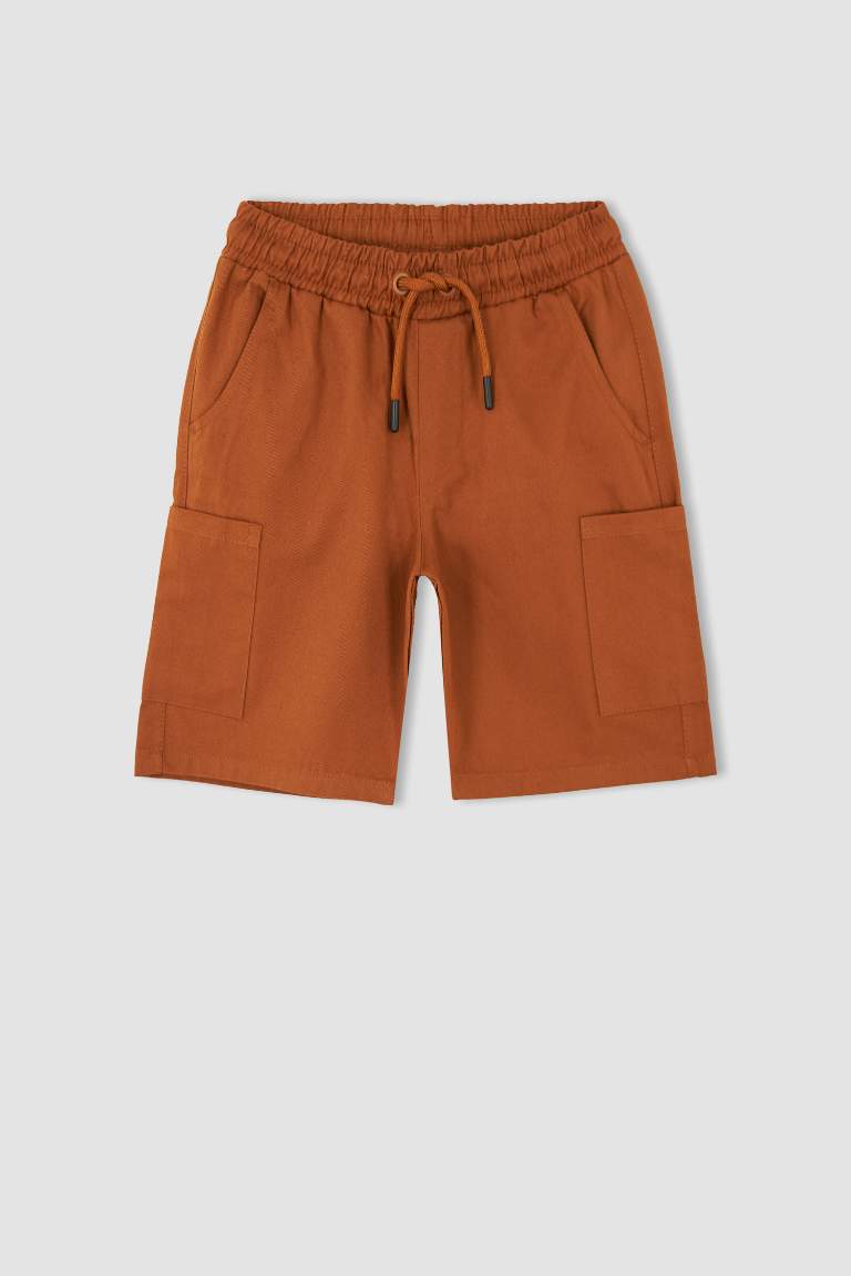 Boy Regular Fit Gabardine Shorts