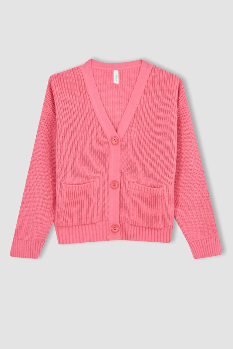 Regular Fit V-Neck Cardigan