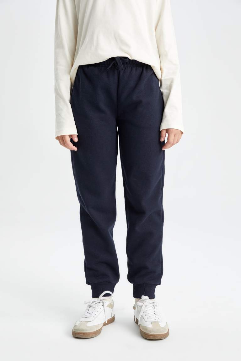 Girl Navy Blue Sweatpants