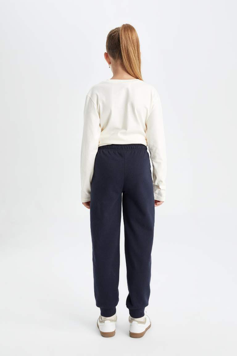 Girl Navy Blue Sweatpants