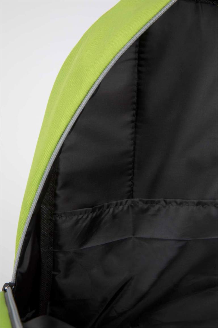 Green MAN Men's Printed Backpack with Laptop Compartment 2547515 DeFacto